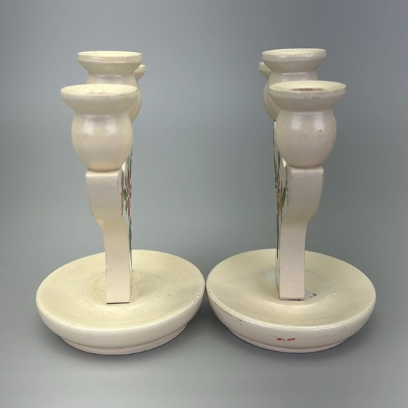 Handpainted Swedish Candleholders - Picture 7 of 8